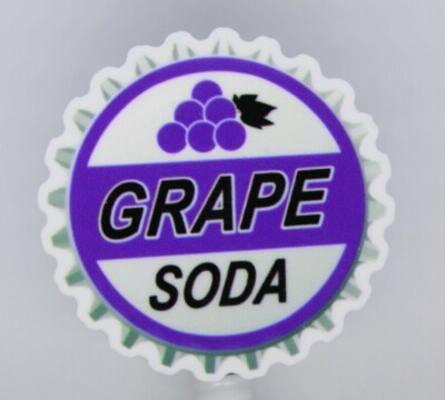 Grape Soda UP Badge Reel ID Holder Nurse Dental Tech Teacher Student Carl Ellie