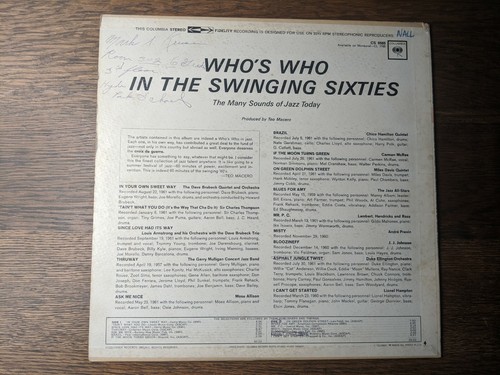 Who's Who In The Swinging Sixties Many Sounds Of Jazz Today LP Miles Davis D Bru - Picture 2 of 4
