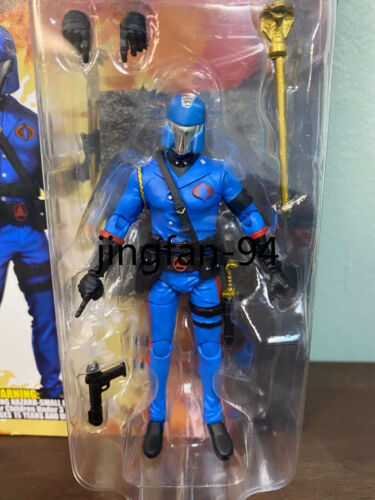 Hiya Toys G.I.Joe Cobra Commander 1/18 Exquisite Mini GI Joe retro Action Figure - Picture 2 of 6