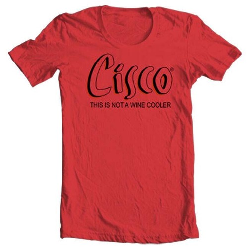 Cisco T-Shirt Retro Design Herren normale Passform grafisches rotes T-Shirt - Bild 1 von 7