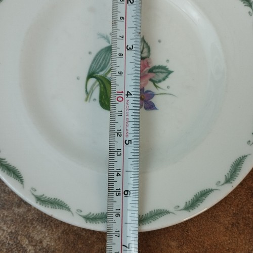 Vintage Set of Three, Susie Cooper, Bone China 'Fragrance' Pattern Side Plates - Picture 7 of 7