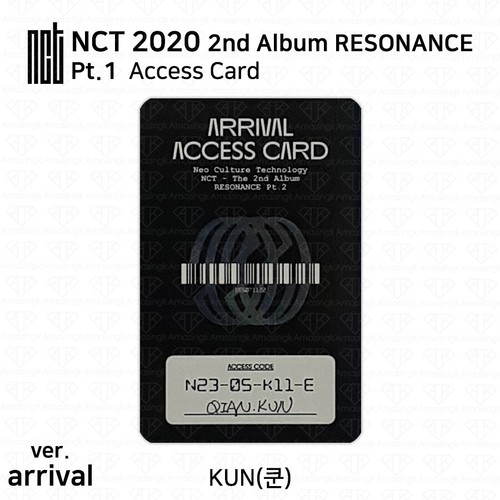Segundo álbum NCT 2020 Resonance Pt.2 tarjeta de acceso versión de llegada K-POP KPOP - Imagen 30 de 94