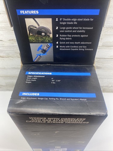 HART Powerfit 40V Edger Attachment- **NEW** - Works With Other Brands - Picture 9 of 13