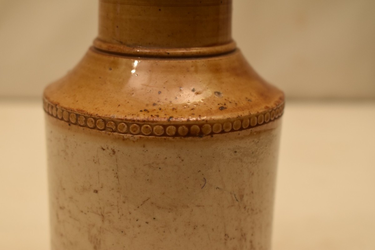 Antique William Powell Bristol Stoneware Pottery Crock Jar Jug Jam 