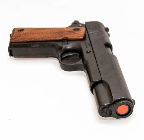 Denix Colt 1911 Non-Firing Full Size Metal Prop Gun, Black with Checkered Grips - Picture 4 of 7