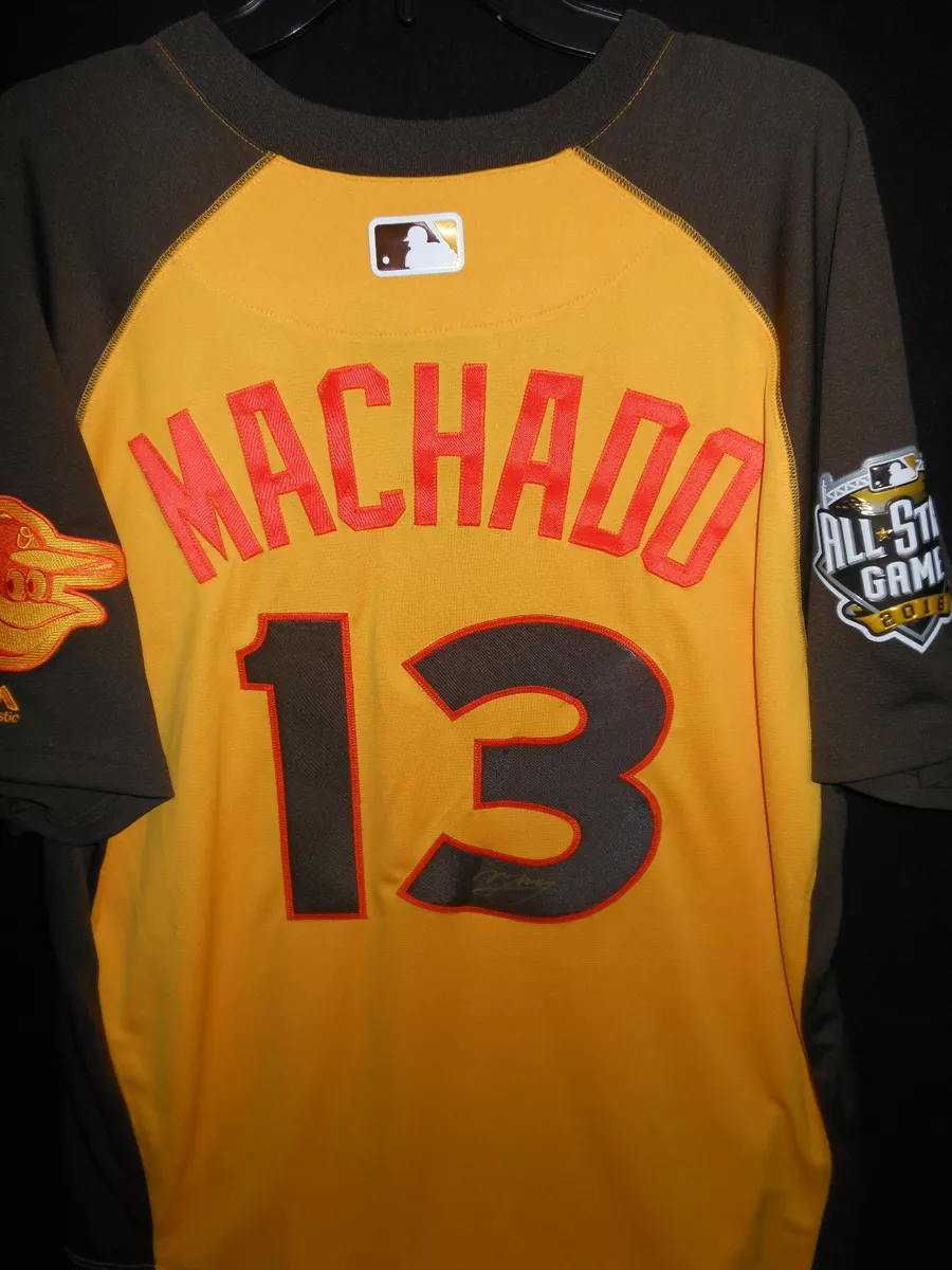 MANNY MACHADO SIGNED 2016 ALL STAR JERSEY AUTHENTIC. MAJESTIC-BALTIMORE  ORIOLES