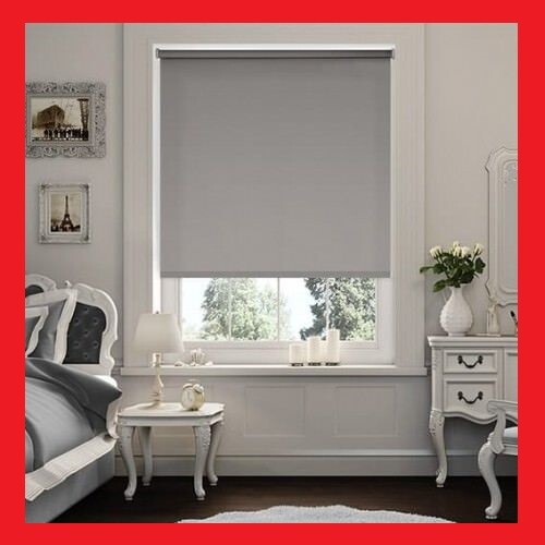 LIGHT GREY DAY AND NIGHT ROLLER BLINDS BLOCKOUT SHEER SCREEN CUT TO SIZE - Picture 2 of 6