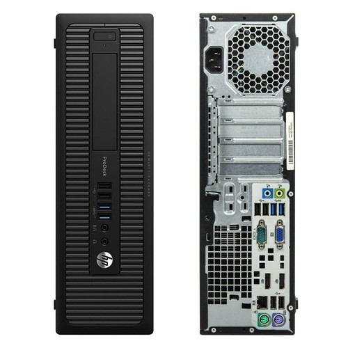 PC HP ProDesk 600 G1 SFF Intel Pentium G3220 RAM 8Go SSD 480Go Windows 10 Wifi - Imagen 4 de 7