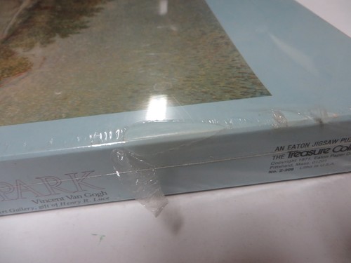 NEW Vtg 1971 A CORNER IN THE PARK Vincent Van Gogh Jigsaw Puzzle 500+ Pcs SEALED - Picture 7 of 14