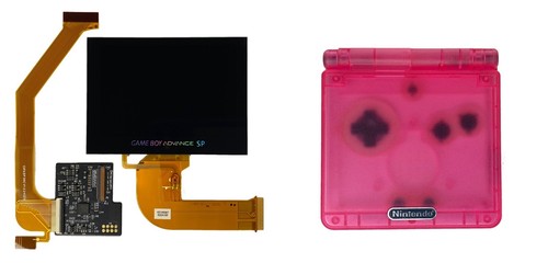 Game Boy Advance SP FunnyPlaying IPS M2 Kit 3.0 Backlit LCD with Shell Gameboy - Picture 52 of 58