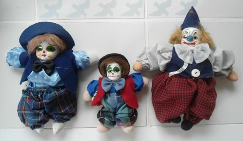 3 Clowns Porzellanpuppen @ Hübsche Deko @ Zugreifen - Bild 10 von 10