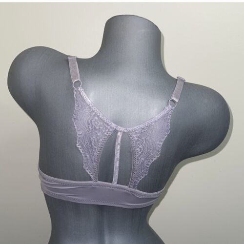 Push Up Racerback Lace Front Close Light Padded T- Shirt Bra 32B - 40C. - Picture 7 of 120