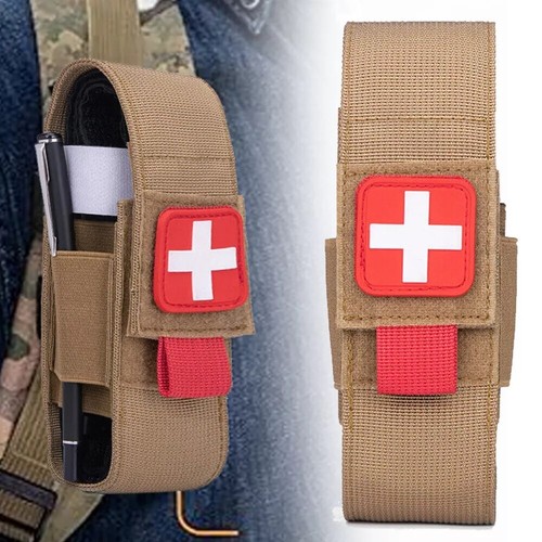 Tactical Molle Tourniquet Holder Case Trauma Medical EMT Kit Shear Pouch Holster - Picture 6 of 22