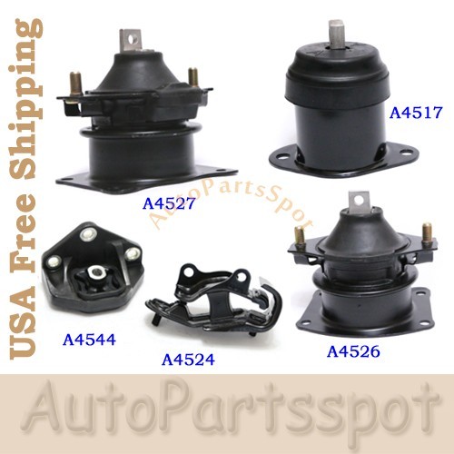 5 PCS MOTOR /& TRANS MOUNT FOR 2004-2006 Acura TL 3.2L Auto Trans