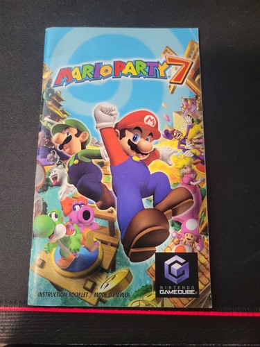 Mario Party 7 (GameCube, 2005) NO GAME * OR CASE MANUAL ONLY - Bild 1 von 2
