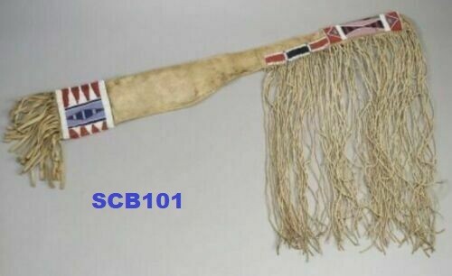 Funda para rifle de cuero con cuentas hechas a mano estilo americano antiguo SCB1001 - Imagen 4 de 6