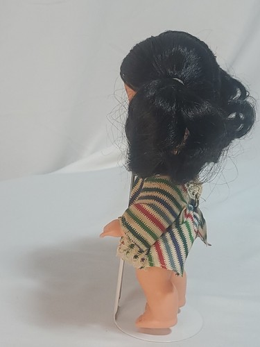 Vintage Big Eye Baby Doll 9" Plastic Rubber Head Hong Kong Playmate - Bild 6 von 20