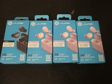 JLab Lot of 4 GO Air POP True Wireless Earbuds In Ear Headphones 3X Lilac 1X Bla