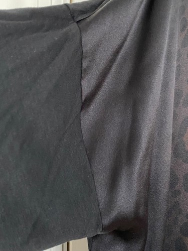 GUCCI Leopard Animal Print Silk Blouse Top Tunic XL Generous Made In Italy Flaw - Bild 4 von 13