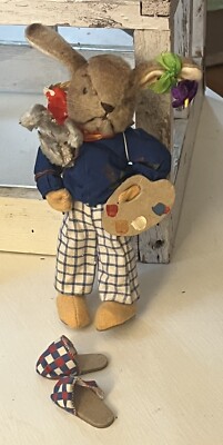 ＊KERSA社＊1930's Rabbit/ウサギ/兎/バニー/ラビット＊ドイツ Vintage German Kersa Bunny Rabbit Painter Artist 8.5” | eBay