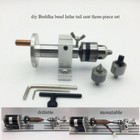 DIY Retractable Wood Lathe Thimble, Lathe Drilling, Micro Lathe Accessories