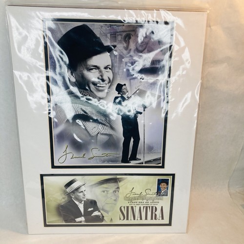 Frank Sinatra USPS primer día de emisión 2008 sello y foto arte mate - NUEVO - Imagen 3 de 10