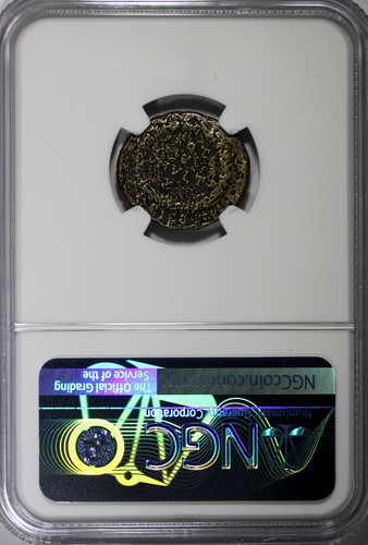 ROMAN JOVIAN AD 363-364  AE3 Nummus / LAUREL WREATH Bronze NGC (124) - Picture 3 of 4