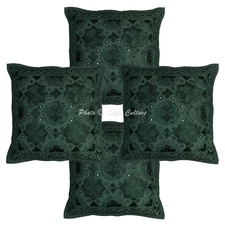 New Home Decor Embroidered 16 x 16 in Pillow Cover Case Handwoven Cushion Room