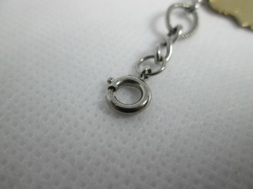 Sterling Silver Charm Bracelet Maryland Dutch Shoe Steven 12/29/59 Eleanor 9/... - Picture 2 of 7