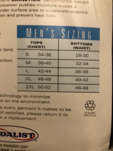 Camicia Base Strato Uomo Medalista 2 Strati Performance Girocollo TNeck Medium M US - Foto 5 di 7