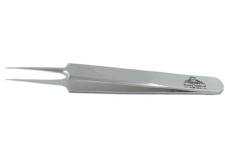 Lash Straight Fine Point Eyelash Tweezer Tool Extension Russian Volume Separator - Image 2 of 4