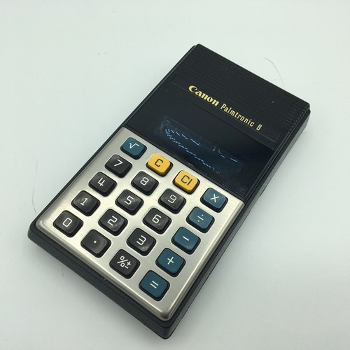 Canon Palmtronic 8 LD-84 calcolatrice retrò testata made in Japan - Foto 3 di 7
