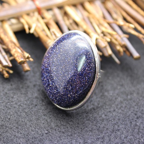 Natural Crystal Quartz Irregular Ring Open Adjustable Gemstone Chakra Reiki Gift - Picture 25 of 27