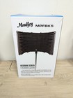 Moukey Microphone Isolation Shield Foldable Mic Shield w Triple Sound Insulation