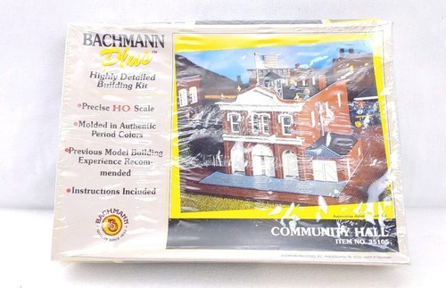 Bachmann Plus Community Hall 35105 kit modellino costruzione scala HO nuovo con scatola Danimarca - Foto 4 di 4