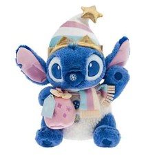 Disney Lilo  Stitch Stitch 16-Inch Plush Winter Plush with Gift Pouch 