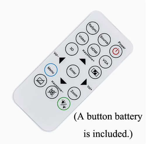 New Replacement Remote Control For HR21G-YHGD01 S341 W-330 Optoma Projector - Bild 2 von 4