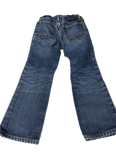 GapKids Denim Boot Jeans size 5 adjustable waist clasp L side Childrens Clothes - Picture 5 of 5