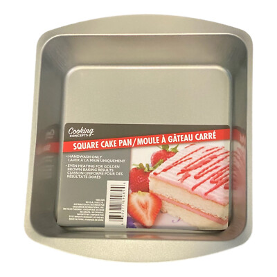 COOKING CONCEPTS TIN SQUARE CAKE PANS - BROWNIES - BAKEWARE - BRAND NEW!