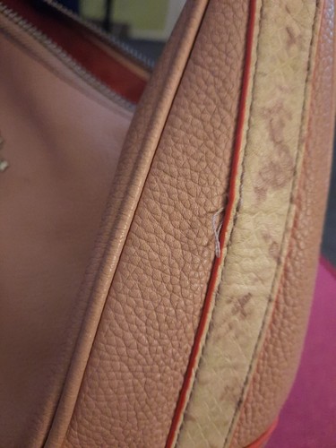 COACH East West HARLEY Hobo Nude Leather Exotic Trim F11752 - Picture 5 of 20