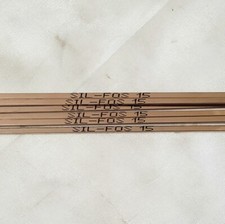 Lucas Milhaupt Sil-Fos 15 15% Silver Brazing Alloy Rods HVAC Grade Qty. 6 Rods