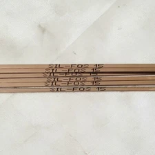 Lucas Milhaupt Sil-Fos 15 15% Silver Brazing Alloy Rods HVAC Grade Qty. 6 Rods