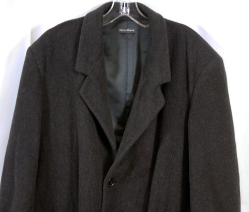 Abrigo Chaqueta Stafford Para Hombres Mezcla Lana Cachemira Largo Trinchera Invierno Negro 42 L - Imagen 2 de 11