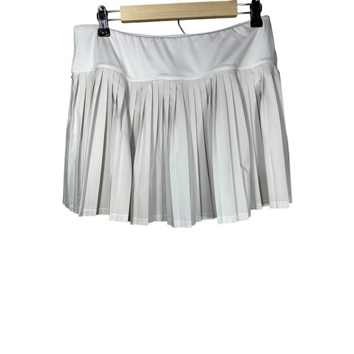 Minifalda/falda de tenis atlética plisada blanca talla grande BOLLE para mujer - Imagen 6 de 8