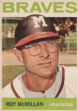 ROY McMILLAN #238 1964 TOPPS BASEBALL MID-GRADE/CREASE****m