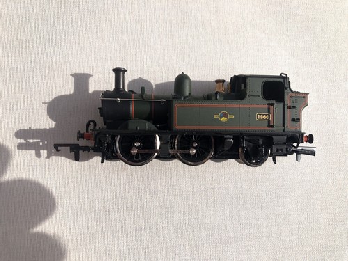 Airfix 54153-0 14xx Class 0-4-2 Autotank Loco 1466 BR Lined Green VGC Boxed - Foto 10 di 20