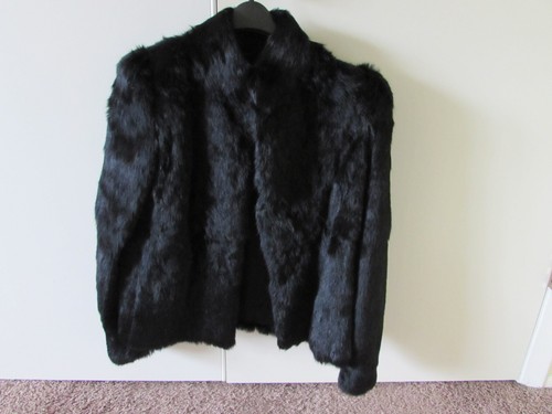 Vintage Ladies Real Fur Rabbit jacket excellent - Picture 2 of 7