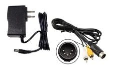 NEW AV RCA & Power AC Adapter Cord Cable for SEGA GENESIS 1 Model 1601 Console