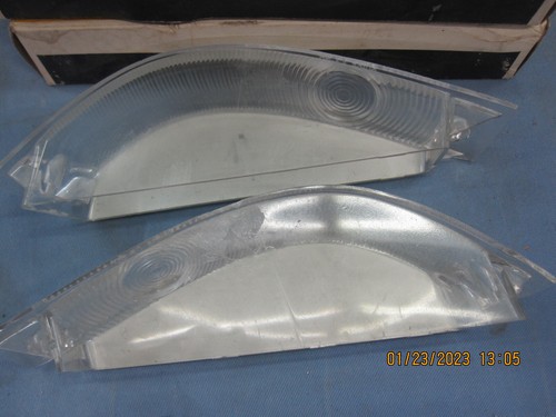 NOS 1960 Oldsmobile 88 98 Super Dynamic Parking Light Lamp Lens Set 5951109 1110 - Picture 4 of 7