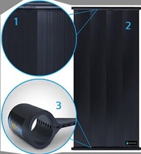 TECHNO-SOLIS C20TS12 2" HEADER 4'x12' SOLAR PANEL (TSI-70-800) SOLAR HEATER